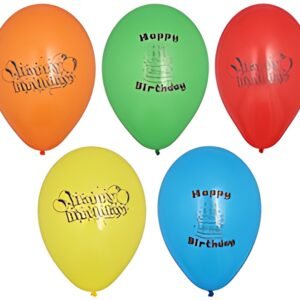 PAPSTAR Ballon de baudruche "Happy Birthday", assorti