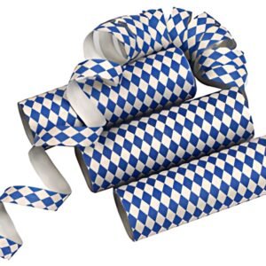 PAPSTAR Serpentins "Bleu bavarois", bleu/blanc