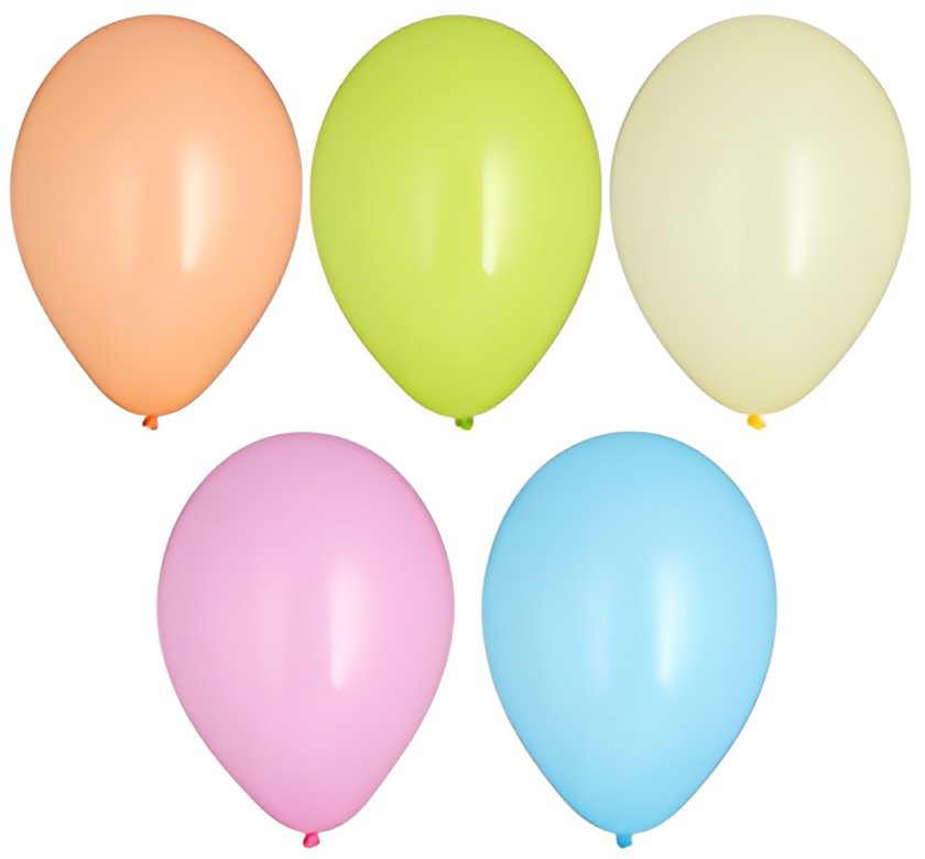 PAPSTAR Ballon de baudruche "Pastel", couleurs assorties