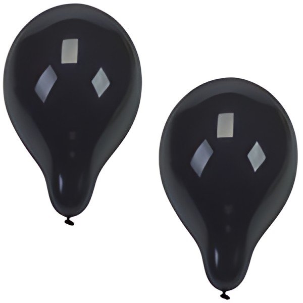 PAPSTAR Ballon de baudruche, diamètre: 250 mm, noir