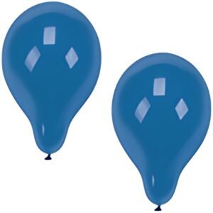 PAPSTAR Ballon de baudruche, diamètre: 250 mm, bleu