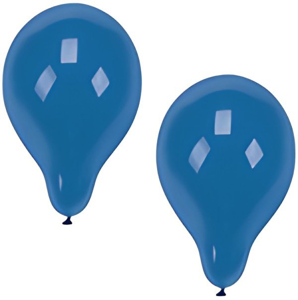 PAPSTAR Ballon de baudruche, diamètre: 250 mm, bleu
