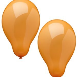 PAPSTAR Ballon de baudruche, diamètre: 250 mm, orange