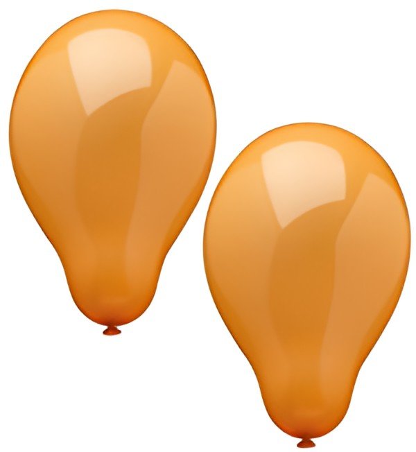 PAPSTAR Ballon de baudruche, diamètre: 250 mm, orange