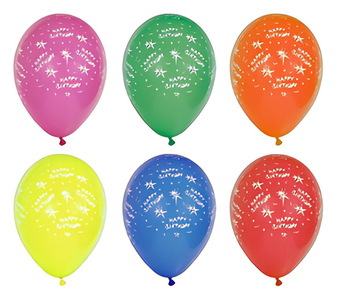 PAPSTAR Ballon de baudruche "Happy Birthday", assorti