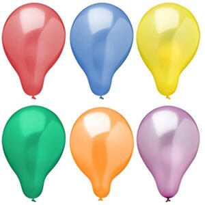 PAPSTAR Ballon de baudruche "Metallic", couleurs assorties