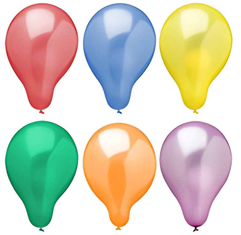 PAPSTAR Ballon de baudruche "Metallic", couleurs assorties