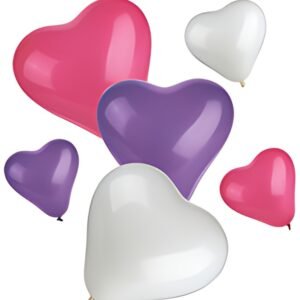 PAPSTAR Ballon de baudruche "Heart", tailles assorties