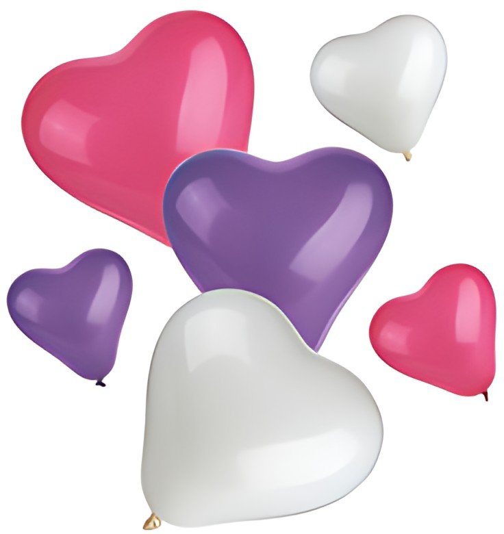 PAPSTAR Ballon de baudruche "Heart", tailles assorties