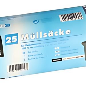 STARPAK Sac poubelle HDPE, 120 litres, jaune