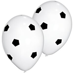 PAPSTAR Ballon de baudruche "Soccer", noir/blanc