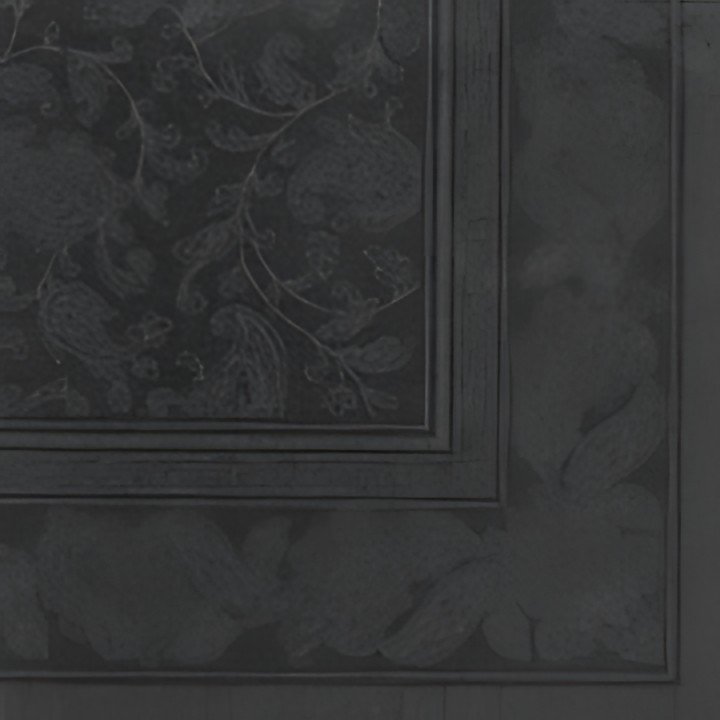 PAPSTAR Serviette "ROYAL Collection Ornaments", noir