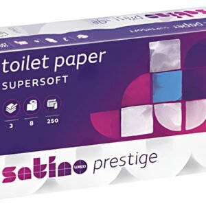 satino by wepa Papier toilette Prestige, 3 couches, blanc