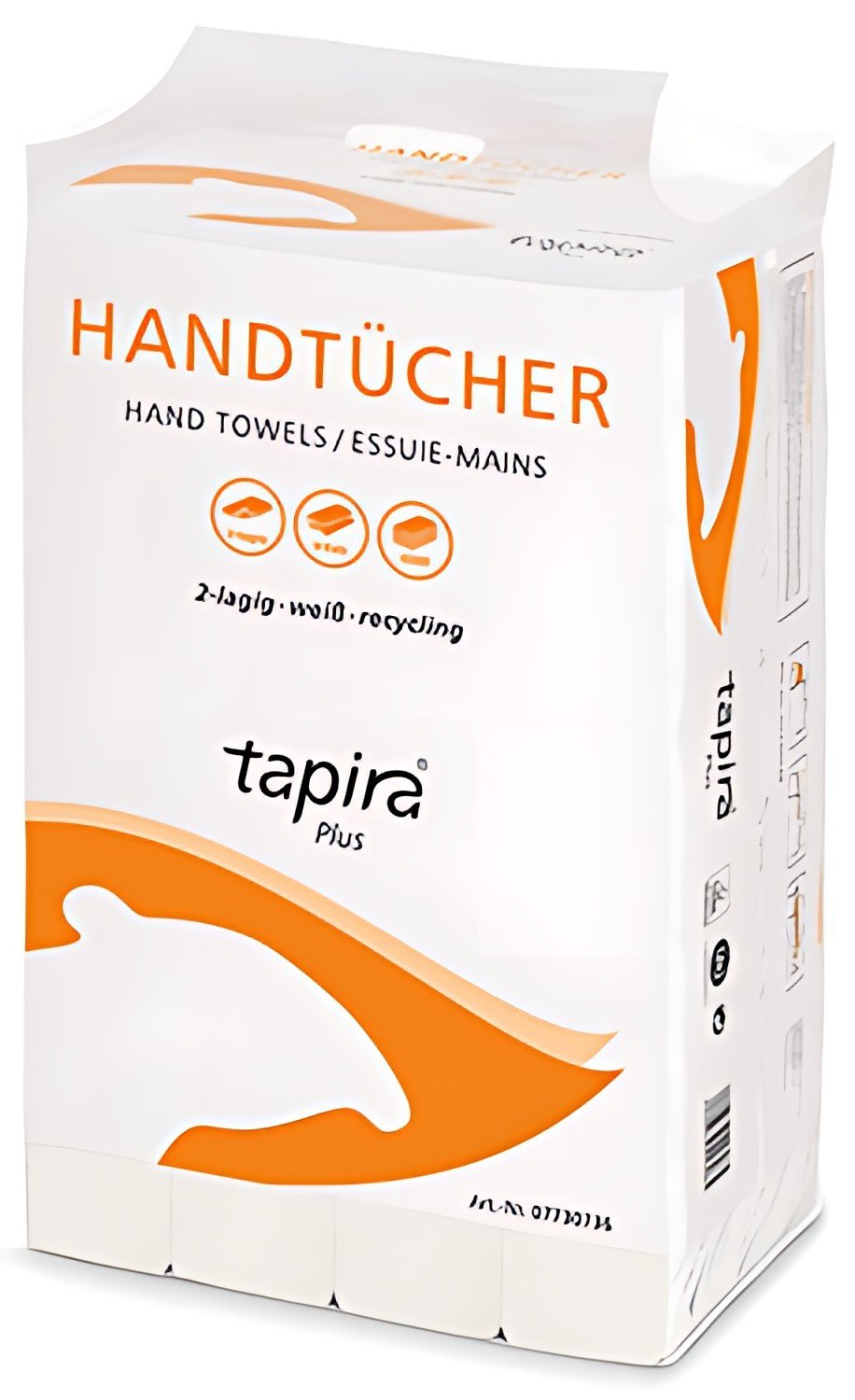 Tapira Essuie-mains Plus, 245 x 210 mm, plié en V, blanc