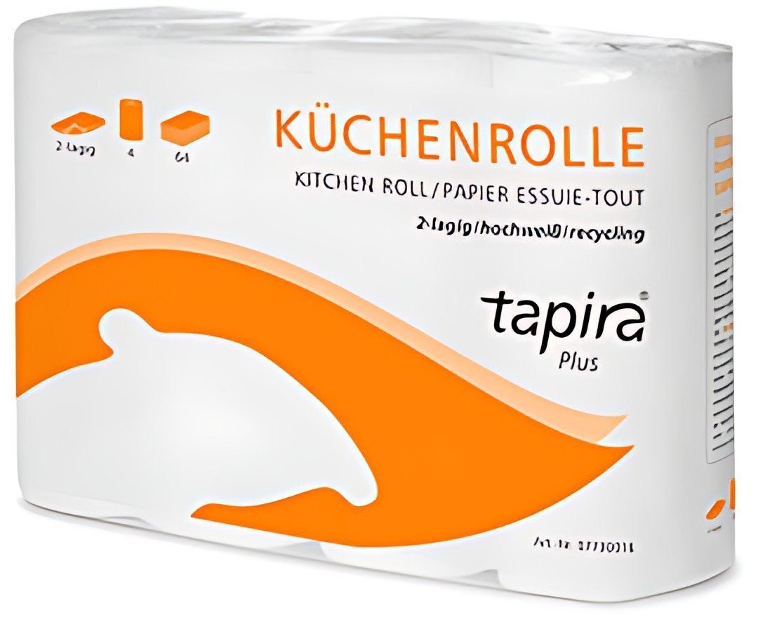 Tapira Rouleau papier essuie-tout Plus, 2 plis, extra blanc