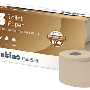 satino by wepa Papier toilette PureSoft, 2 couches, marron