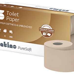 satino by wepa Papier toilette PureSoft, 3 couches, marron