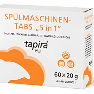 Tapira Plus Pastille pour lave-vaisselle 5 in 1, carton