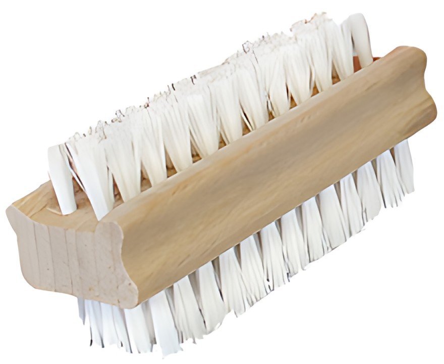 Peggy Perfect Brosse à ongles, en bois, brosse en fibres