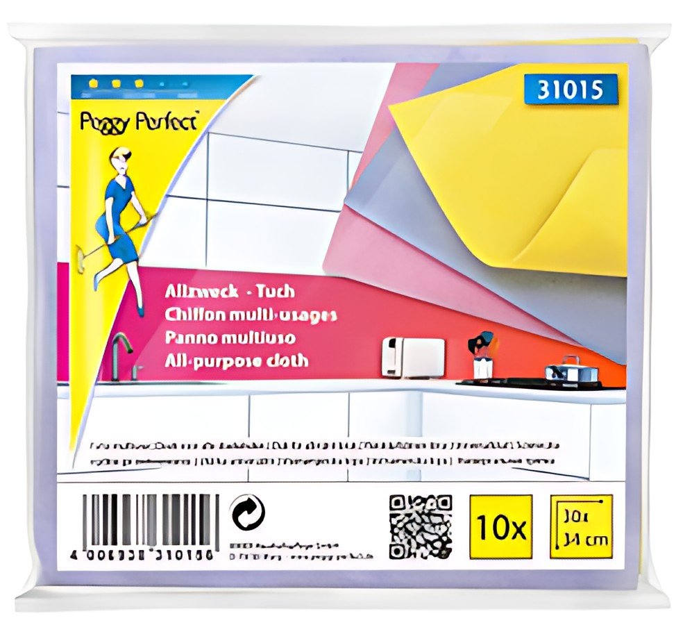 Peggy Perfect Chiffon multi-usage non-tissé, paquet de 10