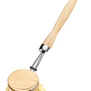 Peggy Perfect Brosse à vaisselle, en bois naturel, rond