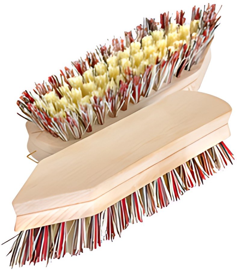 Peggy Perfect Brosse à récurer "Fine Line", bois naturel