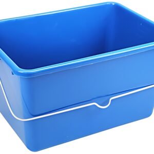Peggy Perfect Seau avec anse en acier, 12 litres, bleu