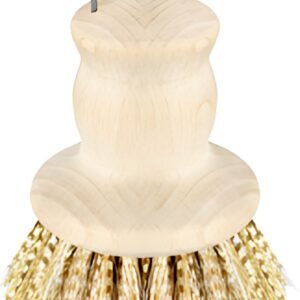 Peggy Perfect Brosse pour casseroles, bois naturel, rond