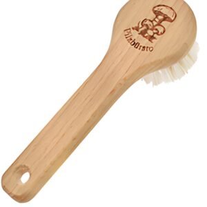 Peggy Perfect Brosse à champignons, bois naturel, rond
