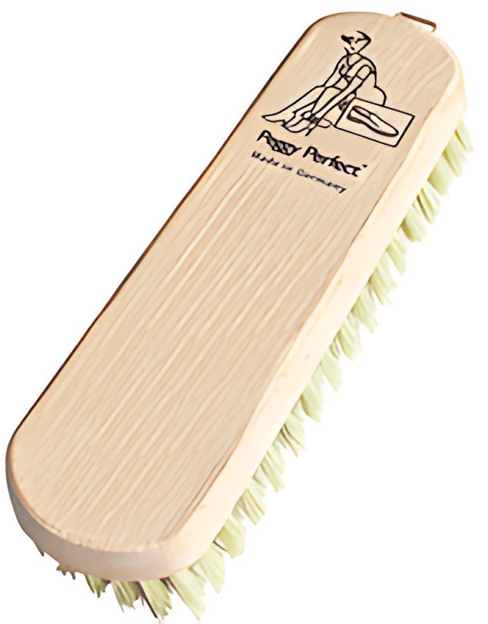Peggy Perfect Brosse à chaussures "Éco", bois, brosse foncée