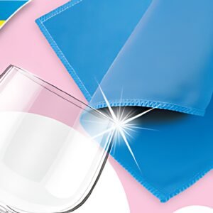 Peggy Perfect Chiffon microfibre pour verres, bleu