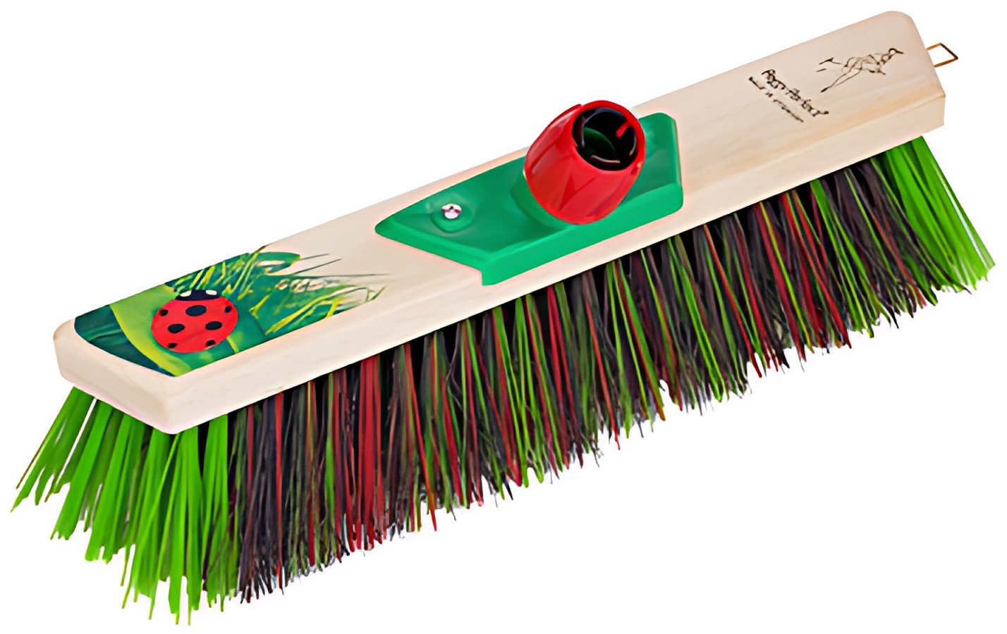 Peggy Perfect Balai en bois "Coccinelle", largeur: 380 mm
