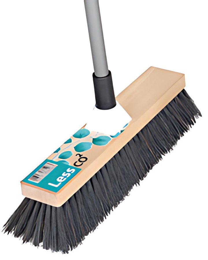 Peggy Perfect Balai avec manche "LessCO2", en bois
