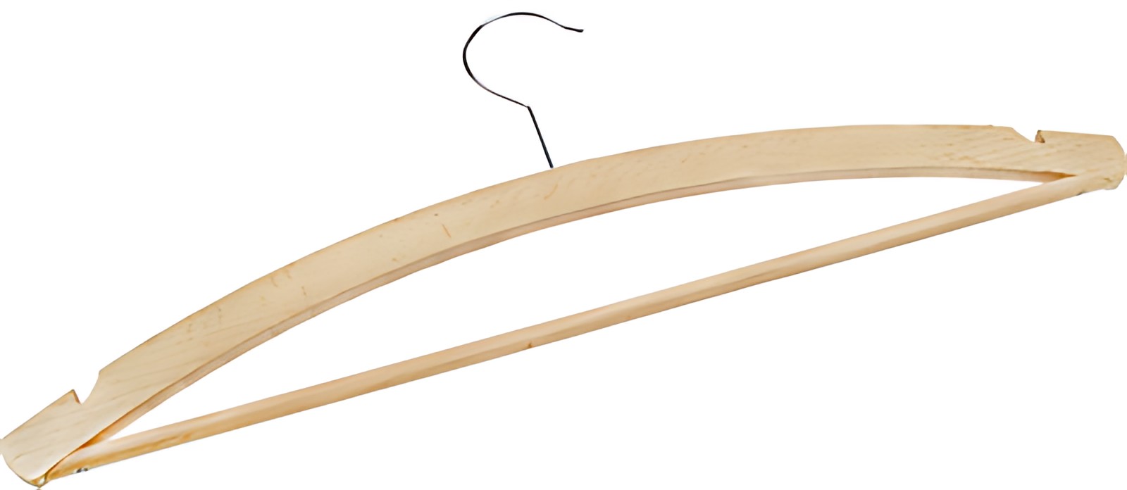 Peggy Perfect Cintre en bois avec barre et encoches