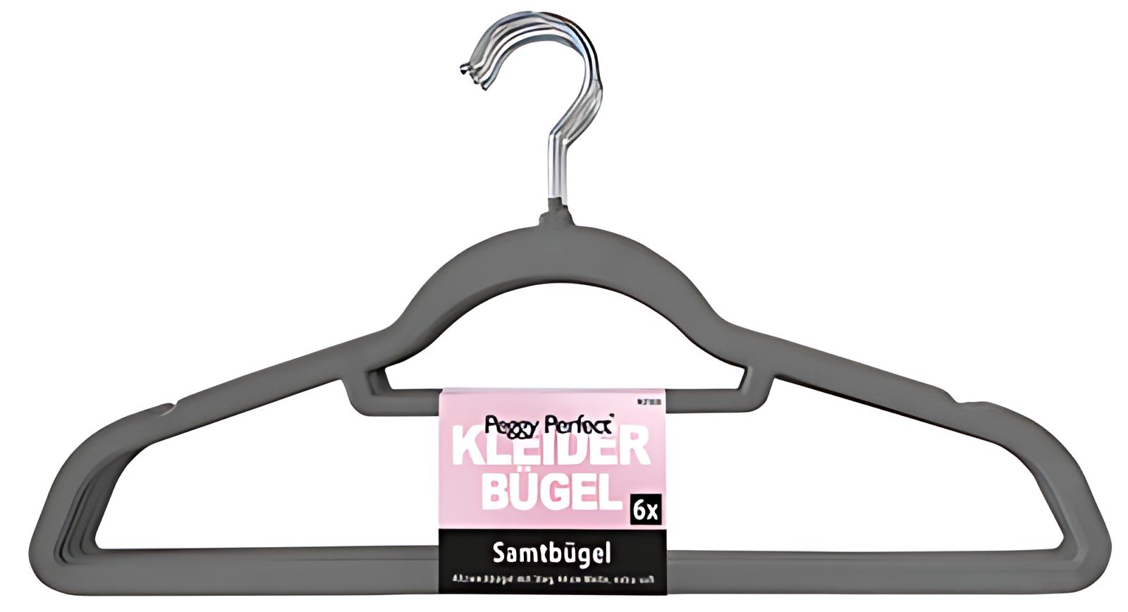 Peggy Perfect Cintre "Velours" avec barre, pack de 6