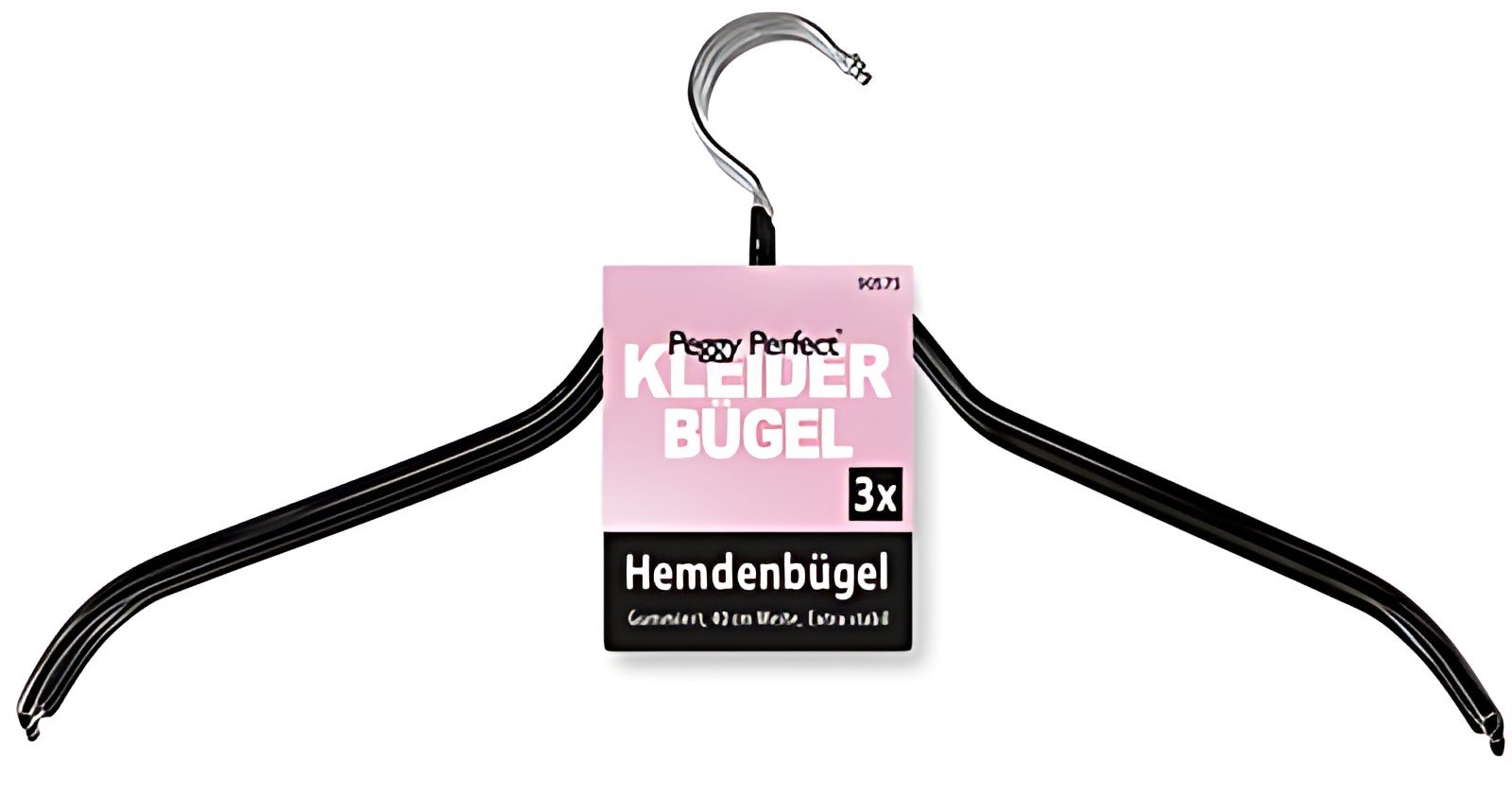 Peggy Perfect Cintre en métal sans barre, pack de 3