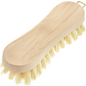 Peggy Perfect Brosse à récurer, bois naturel, forme de 8