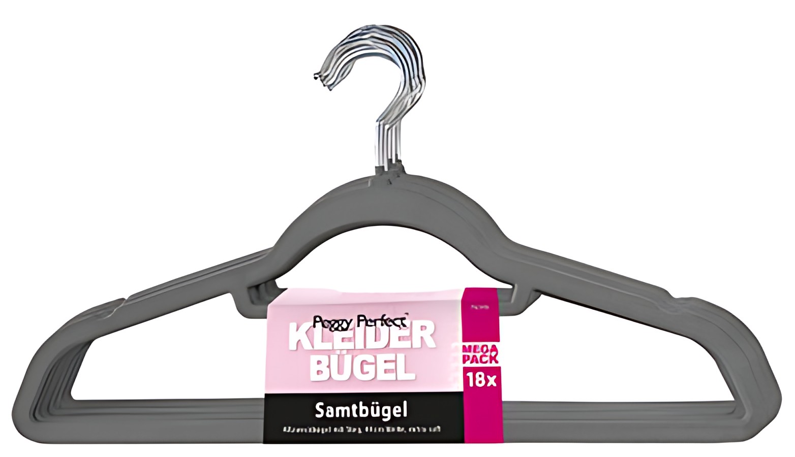 Peggy Perfect Cintre "Velours" avec barre, pack de 18