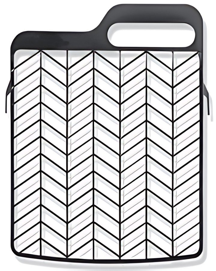 WESTEX Grille d'essorage, plastique, 180 x 220 mm, noir