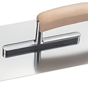 WESTEX Platoir acier inoxydable, poignée bois, 280 x 130 mm