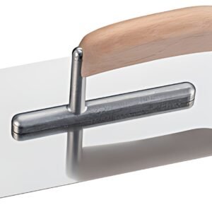 WESTEX Platoir acier inoxydable, poignée bois, 270 x 130 mm