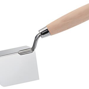 WESTEX Truelle d'angle extérieur, poignée bois, 80x60x60 mm