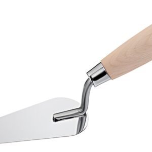 WESTEX Truelle langue de chat, poignée en bois, 140 mm