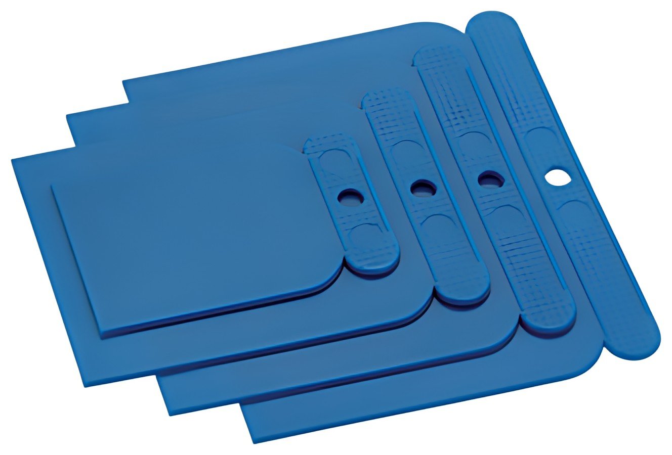 WESTEX Jeu de spatules japonaises, plastique, 4 pièces