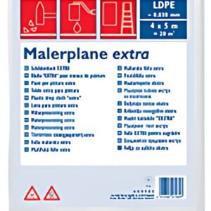 WESTEX Bâche pour travaux de peinture, LDPE, 30 microns