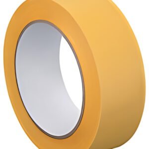 WESTEX Ruban de plâtrage PVC rainuré, 38 mm x 33 m, jaune