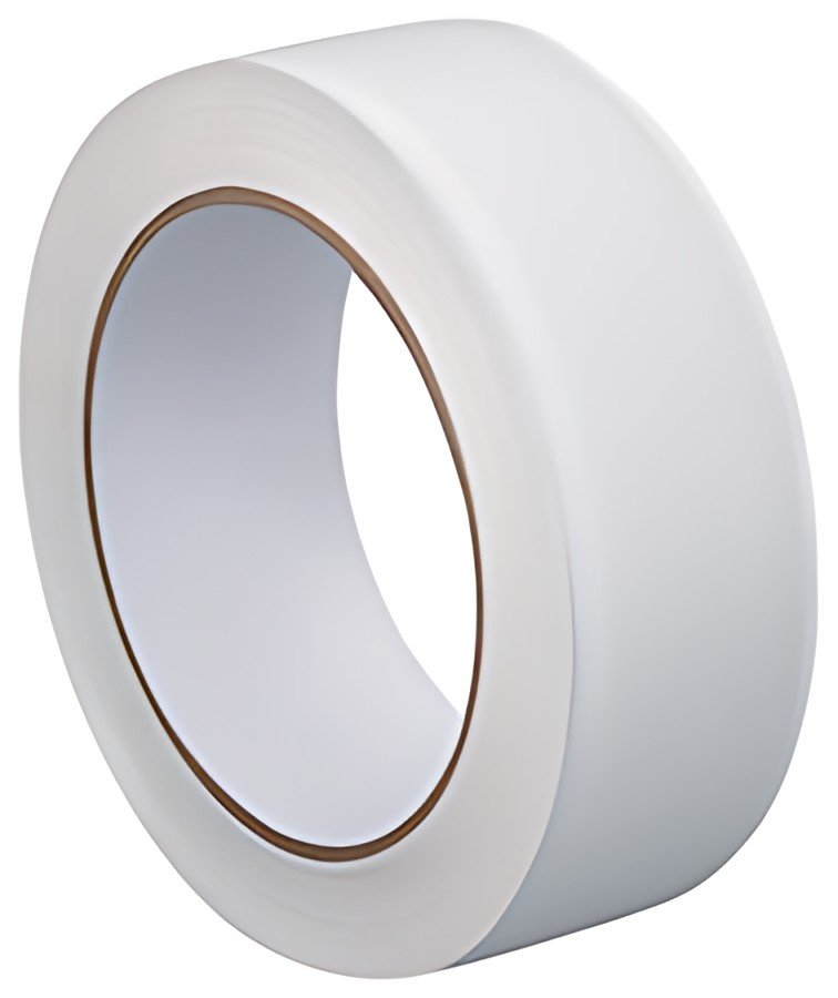WESTEX Ruban de plâtrage PVC rainuré, 50 mm x 33 m, blanc