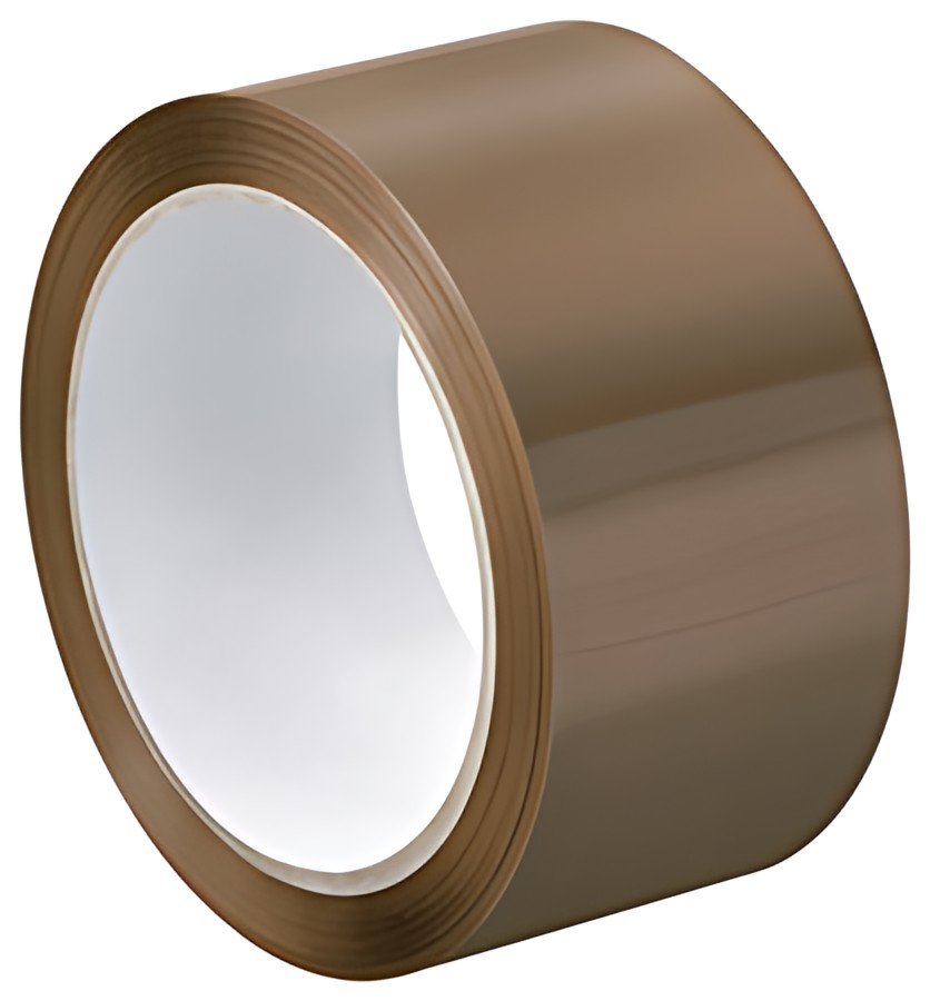 WESTEX Ruban adhésif d'emballage, 48 mm x 66 m, PP, marron