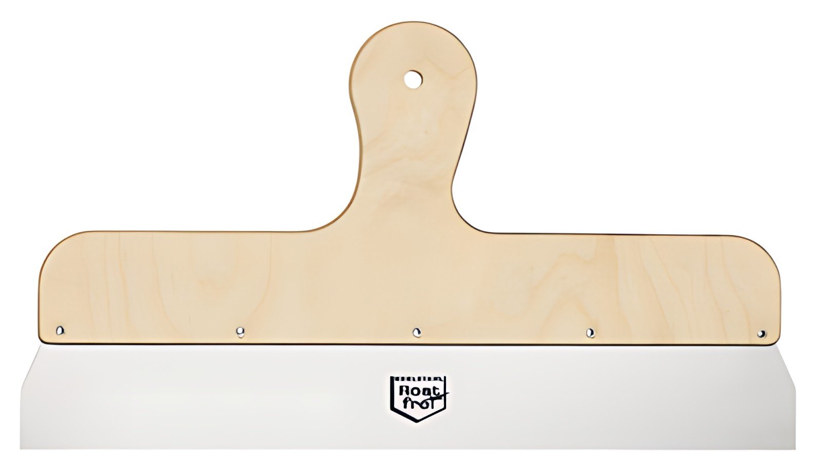 WESTEX Couteau à enduire, inoxydable, 400 mm, manche en bois