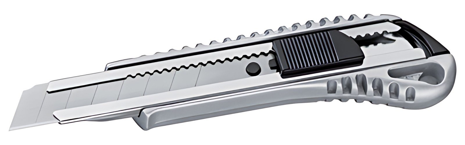 WESTEX Cutter, alu coulé sous pression, lame: 18 mm, argent